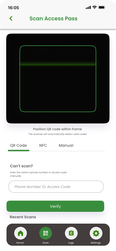 Loop Scan Access Pass